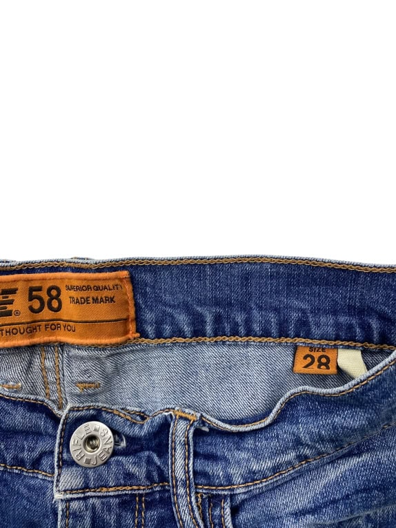 VINTAGE RIFLE JEANS SKINNY ΠΑΝΤΕΛΟΝΙ DENIM ΜΠΛΕ ΓΥΝΑΙΚΕΙΟ XS