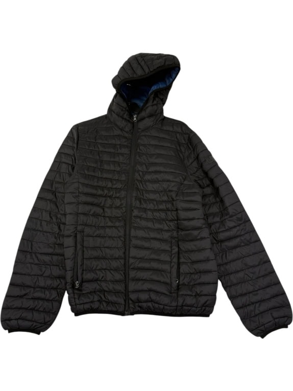 VINTAGE RIFLE PUFFER JACKET WITH HOOD BLACK XS/S