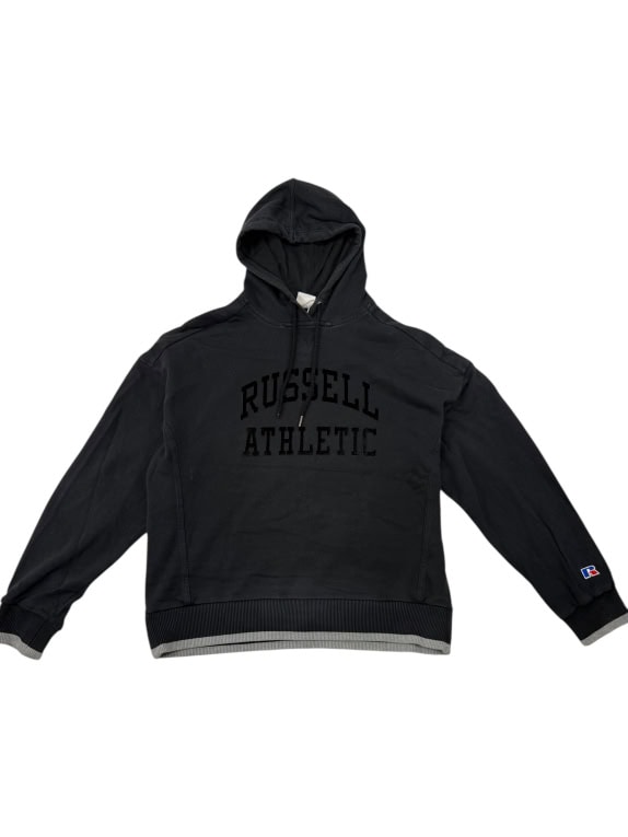 VINTAGE RUSSELL ATHLETIC ΦΟΥΤΕΡ ΜΕ ΚΟΥΚΟΥΛΑ ΜΑΥΡΟ