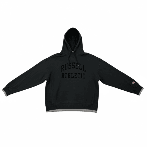 VINTAGE RUSSELL ATHLETIC ΦΟΥΤΕΡ ΜΕ ΚΟΥΚΟΥΛΑ ΜΑΥΡΟ