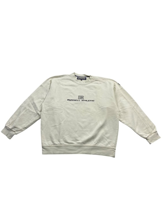 VINTAGE RUSSELL ATHLETIC ΦΟΥΤΕΡ PRO COTTON ΜΕ ΚΕΝΤΗΜΕΝΟ LOGO OFF-WHITE ΑΝΔΡΙΚΟ M