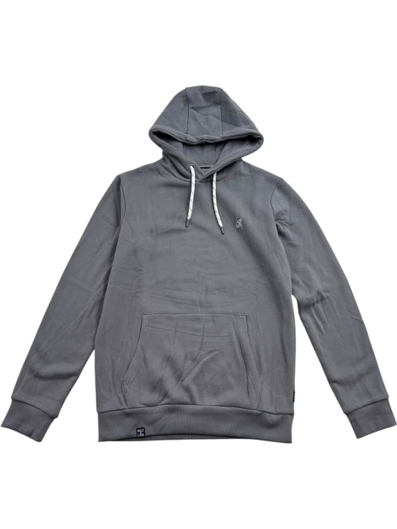 VINTAGE SALT & LIME HOODIE ΦΟΥΤΕΡ ΜΕ ΚΟΥΚΟΥΛΑ LOGO ΓΚΡΙ ΑΝΔΡΙΚΟ M