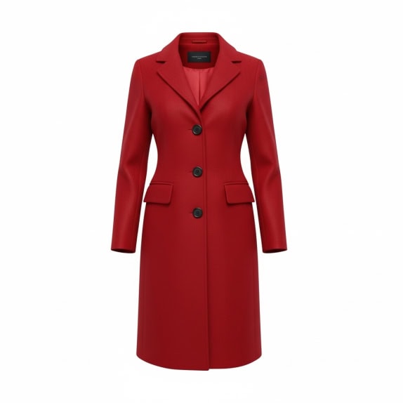VINTAGE SANDRO FERRONE ROMA RED COAT XS/S