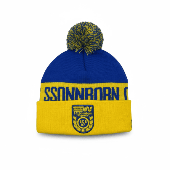 VINTAGE SC SONNBORN WUPPERTAL POM POM BEANIE HAT / ΣΚΟΥΦΟΣ