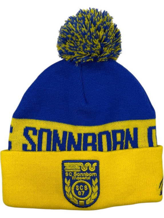 VINTAGE SC SONNBORN WUPPERTAL POM POM BEANIE HAT / BEANIE