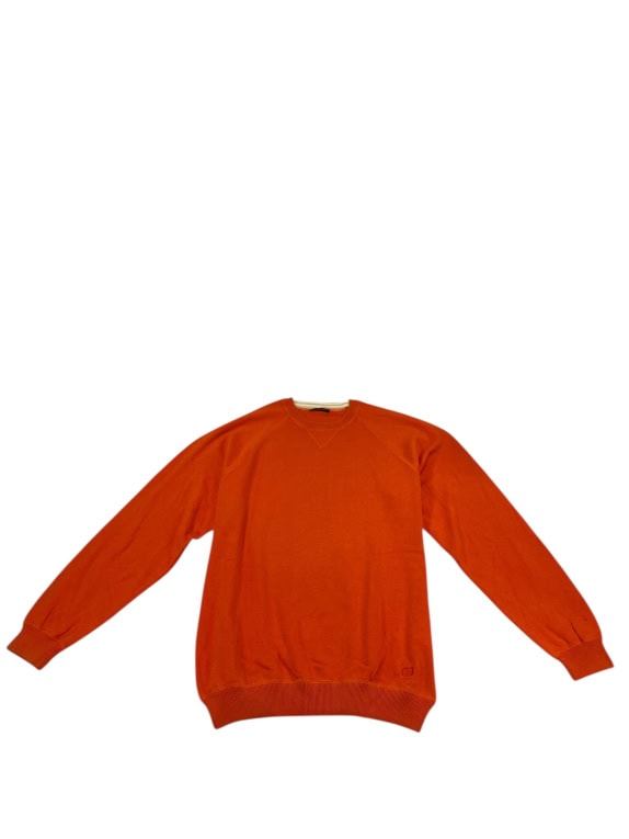 VINTAGE SERGIO TACCHINI RAGLAN KNIT SWEATER ORANGE MEN'S L XL