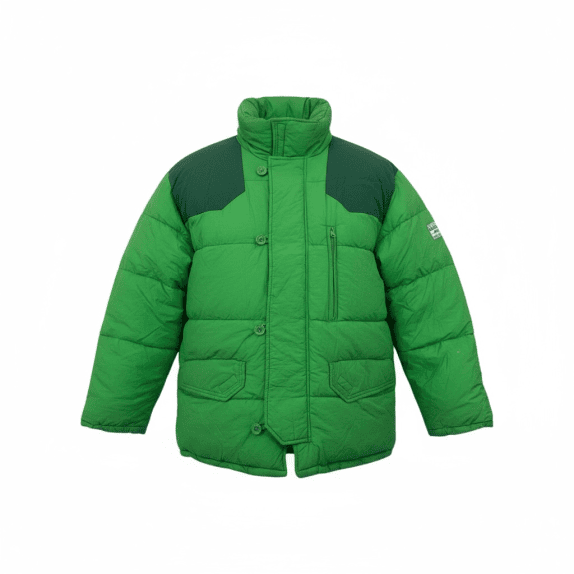 VINTAGE SERRINGTON FAST FINISH PUFFER JACKET ΠΡΑΣΙΝΟ
