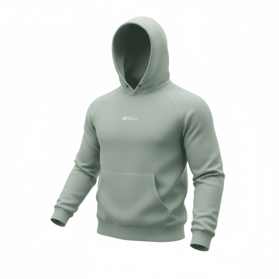 FELPA CON CAPPUCCIO VINTAGE SMOG SOUTH EXPLORER LOGO VERDE DA UOMO XL