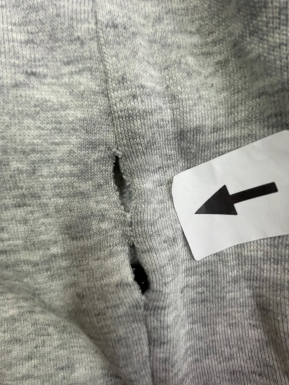Vintage Sweatshirt Retro Tape Logo Γκρι Unisex XL