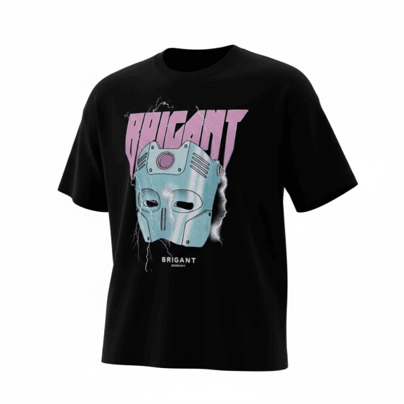 T-SHIRT VINTAGE BRIGANT CYBERPUNK SYNTHWAVE