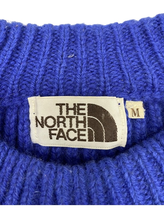 VINTAGE THE NORTH FACE ΜΠΛΕ ΠΛΕΚΤΗ ΜΠΛΟΥΖΑ M