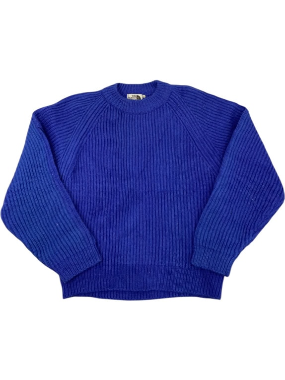 VINTAGE THE NORTH FACE ΜΠΛΕ ΠΛΕΚΤΗ ΜΠΛΟΥΖΑ M