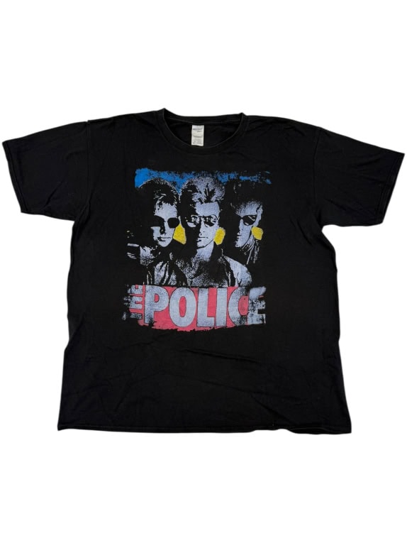VINTAGE THE POLICE T-SHIRT ΜΑΥΡΟ