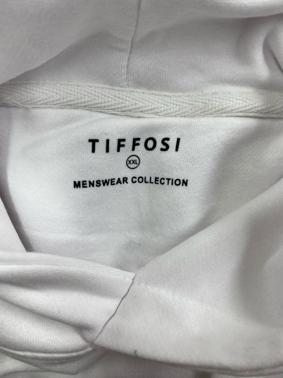 VINTAGE TIFFOSI ΦΟΥΤΕΡ ΜΕ ΚΟΥΚΟΥΛΑ BACK PRINT ΛΕΥΚΟ ΑΝΔΡΙΚΟ XXL