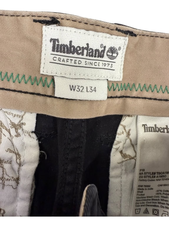 VINTAGE TIMBERLAND ΑΝΔΡΙΚΟ ΠΑΝΤΕΛΟΝΙ CHINOS ΜΑΥΡΟ M