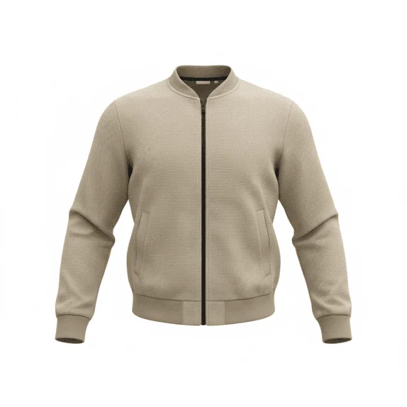 VINTAGE TOM TAILOR giacca con cerniera beige da uomo XL