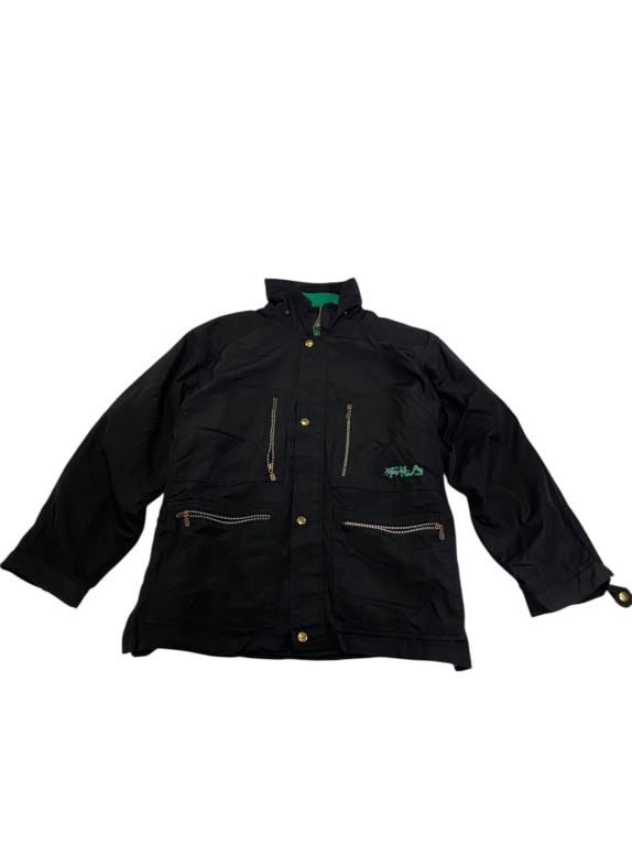 VINTAGE TOMMY HILFIGER ΜΠΟΥΦΑΝ PUFFER ΚΑΠΙΤΟΝΕ ΣΚΟΥΡΟ ΜΠΛΕ ΓΥΝΑΙΚΕΙΟ S