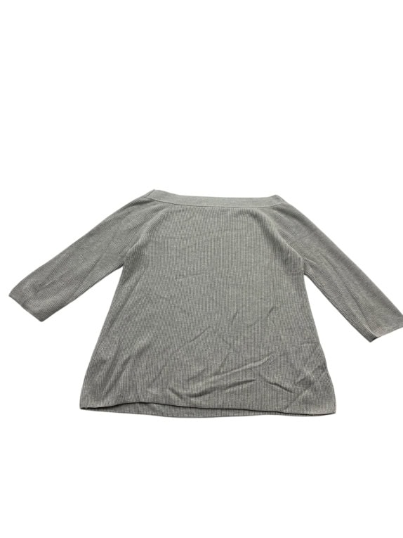 VINTAGE TOMMY HILFIGER ΠΛΕΚΤΟ ΠΟΥΛΟΒΕΡ ΡΙΜΠ ΓΚΡΙ ΓΥΝΑΙΚΕΙΟ M