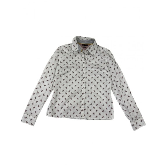 VINTAGE Tommy Hilfiger Paisley Fitted Shirt S