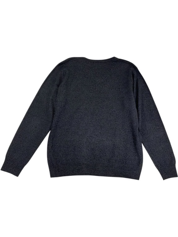 VINTAGE TOMMY HILFIGER ΠΟΥΛΟΒΕΡ V ΛΑΙΜΟΚΟΨΗ ΓΚΡΙ ΑΝΔΡΙΚΟ M