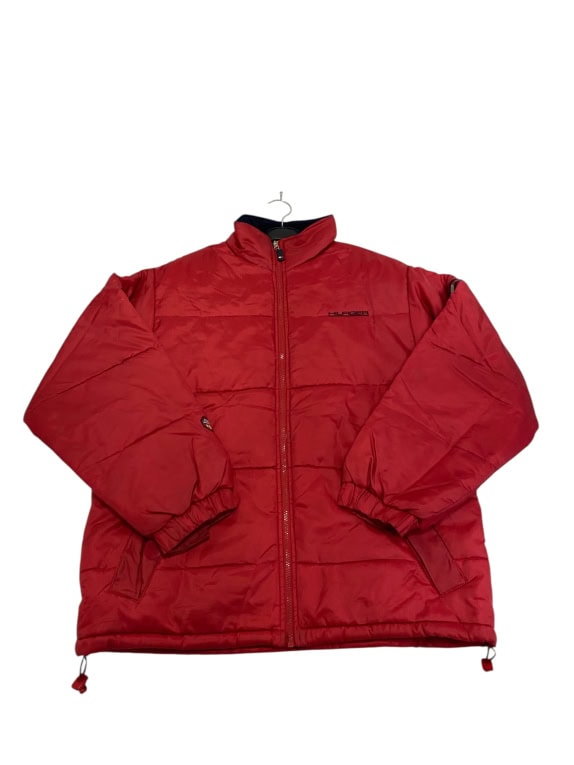 VINTAGE TOMMY HILFIGER PUFFER ΜΠΟΥΦΑΝ ΜΕ ΚΕΝΤΗΜΕΝΟ ΛΟΓΟΤΥΠΟ ΚΟΚΚΙΝΟ ΑΝΔΡΙΚΟ M