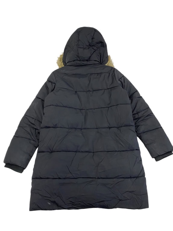 VINTAGE TOMMY JEANS BLACK PARKA JACKET S