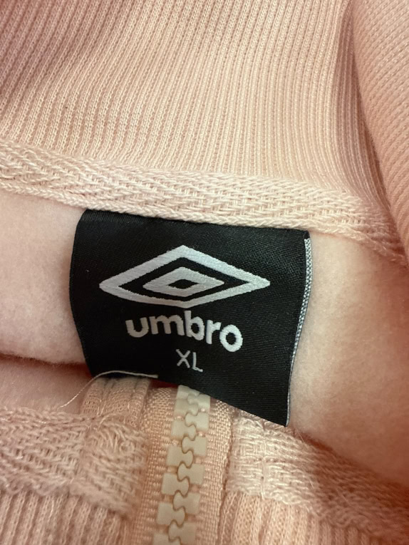 VINTAGE UMBRO PINK FULL ZIP SWEATSHIRT JACKET XL