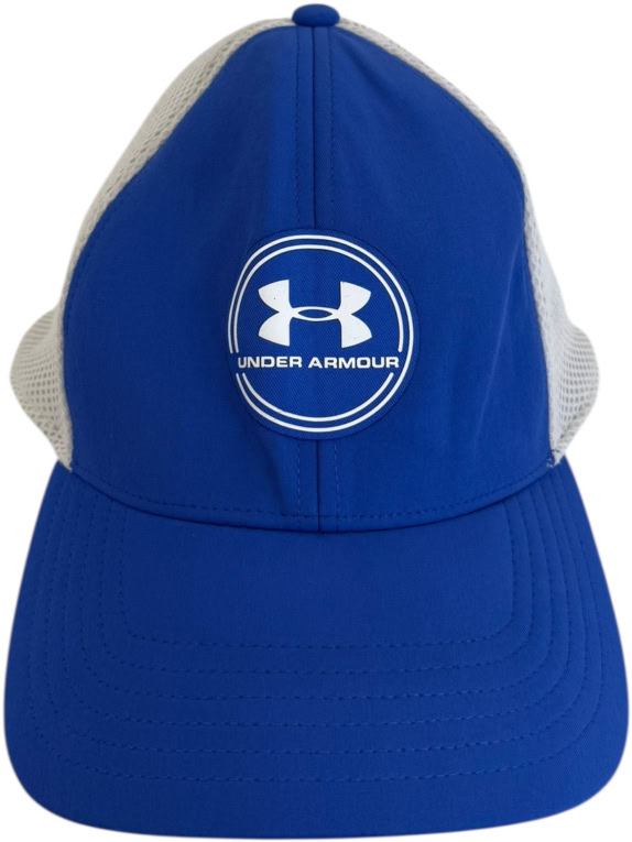 VINTAGE UNDER ARMOUR CLASSIC FIT ISO-CHILL ΜΠΛΕ/ΛΕΥΚΟ ΚΑΠΕΛΟ