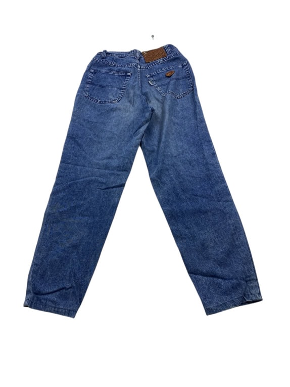 VINTAGE VALENTINO JEANS ΠΑΝΤΕΛΟΝΙ DENIM ΨΗΛΟΜΕΣΟ ΜΠΛΕ ΓΥΝΑΙΚΕΙΟ XS