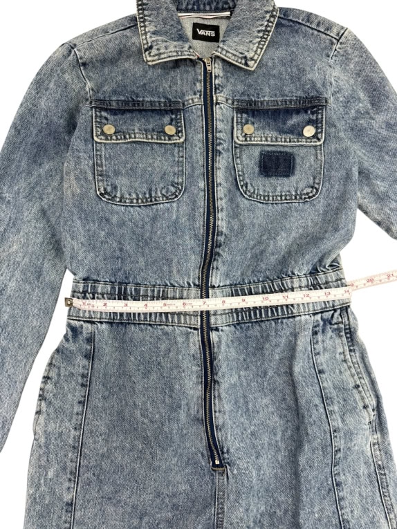 VINTAGE VANS DENIM ACID WASH ΟΛΟΣΩΜΗ ΦΟΡΜΑ ΓΥΝΑΙΚΕΙΑ ΜΕ ΦΕΡΜΟΥΑΡ ΜΕΓΕΘΟΣ