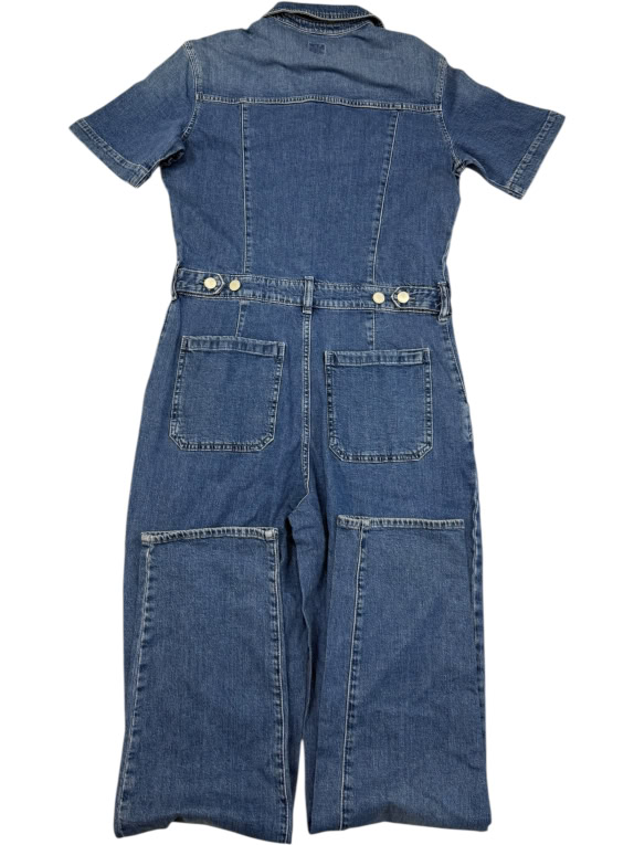 VINTAGE VANS BLUE DENIM OVERALLS WORKWEAR