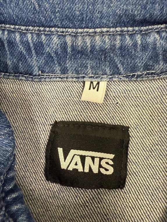 VINTAGE VANS BLUE DENIM OVERALLS WORKWEAR