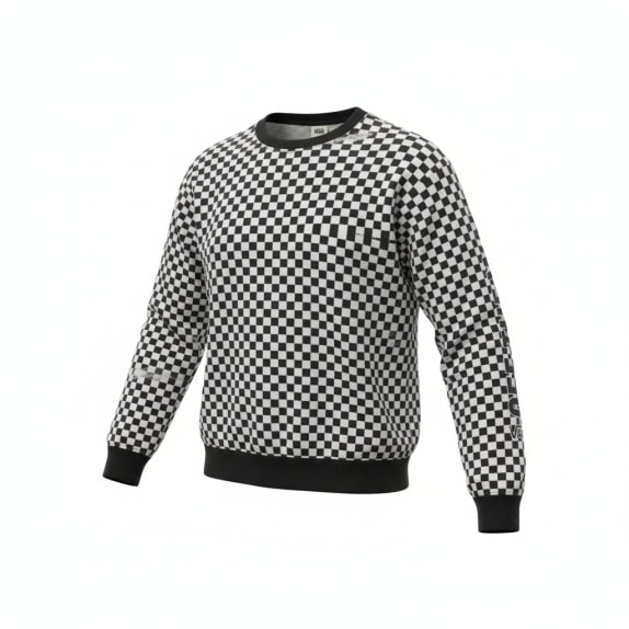 VINTAGE VANS ΦΟΥΤΕΡ CHECKERBOARD OFF THE WALL ΑΣΠΡΟΜΑΥΡΟ ΑΝΔΡΙΚΟ M