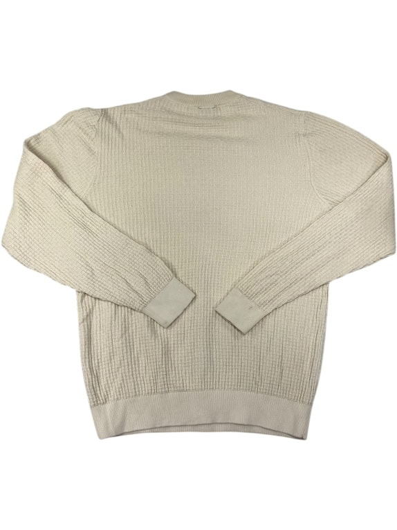 VINTAGE VANS ΠΛΕΚΤΗ ΜΠΛΟΥΖΑ ΜΕ ΑΝΑΓΛΥΦΗ ΥΦΑΝΣΗ ΕΚΡΟΥ ΑΝΔΡΙΚΗ XL
