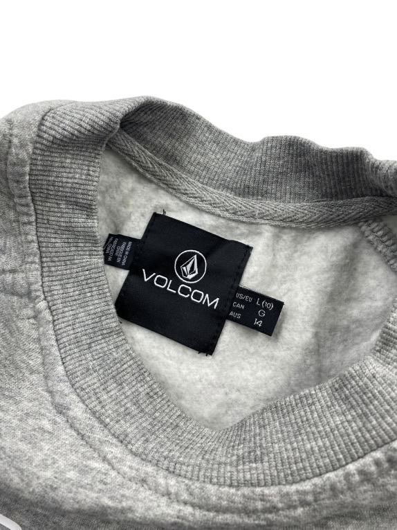 VINTAGE VOLCOM ΦΟΥΤΕΡ ΜΕ ΚΕΝΤΗΜΕΝΟ ΛΟΓΟΤΥΠΟ ΓΚΡΙ ΑΝΔΡΙΚΟ L