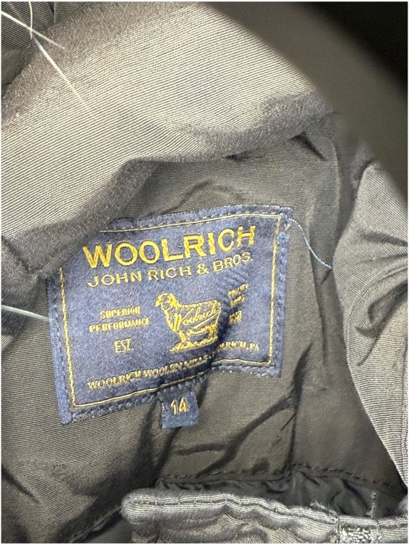VINTAGE WOOLRICH ARCTIC PARKA ΜΠΟΥΦΑΝ ΜΕ ΓΟΥΝΑ ΜΑΥΡΟ/ΣΚΟΥΡΟ ΚΑΦΕ XS
