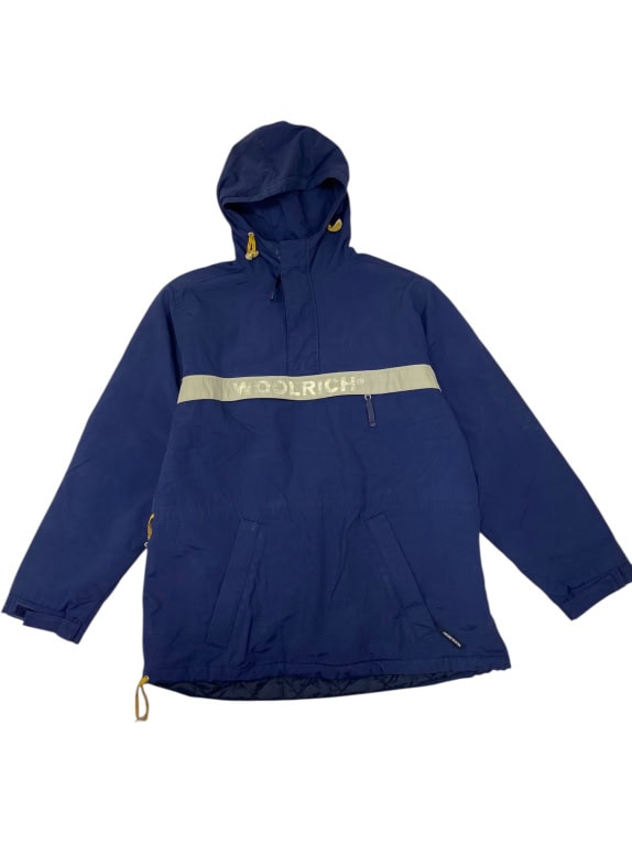 VINTAGE WOOLRICH ΜΠΛΕ ΜΠΟΥΦΑΝ ΑΝΟΡΑΚ M