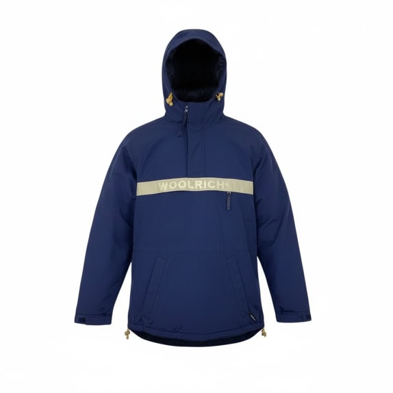 VINTAGE WOOLRICH BLUE ANORAK JACKET M