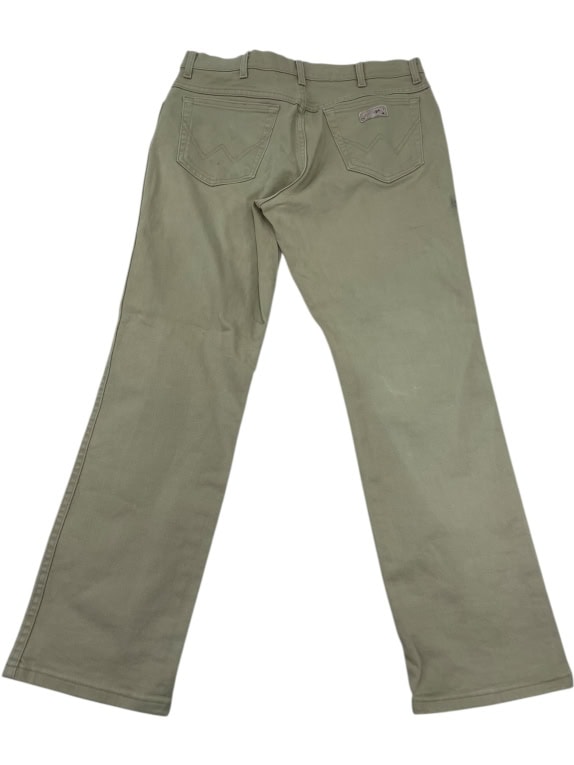 VINTAGE WRANGLER MEN'S KHAKI TROUSERS L