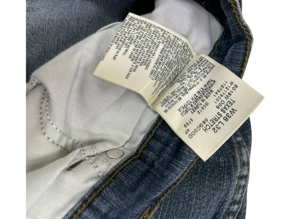 VINTAGE WRANGLER ΑΝΔΡΙΚΟ ΤΖΙΝ ΜΠΛΕ XXL