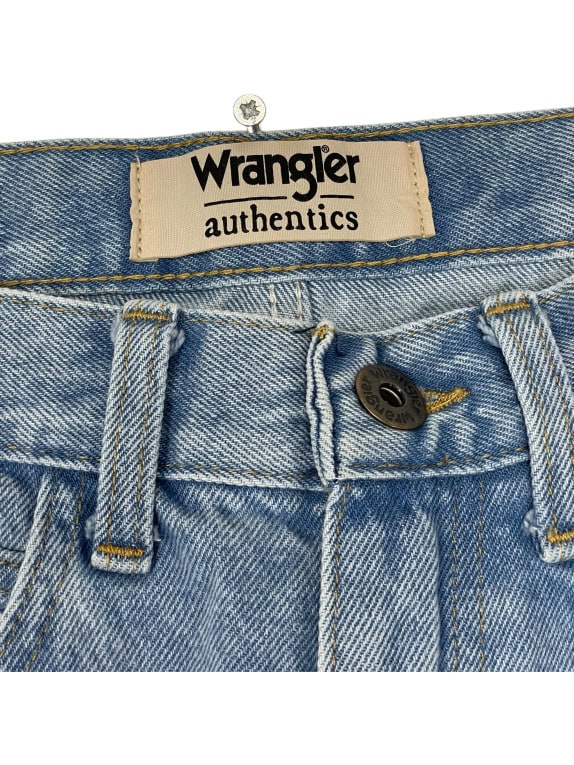 VINTAGE WRANGLER AUTHENTICS ΤΖΙΝ ΠΑΝΤΕΛΟΝΙ STRAIGHT LEG ΑΝΔΡΙΚΟ ΑΝΟΙΧΤΟ ΜΠΛΕ S