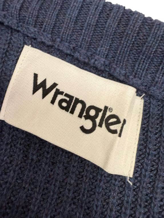 VINTAGE WRANGLER ΠΟΥΛΟΒΕΡ ΑΝΔΡΙΚΟ ΜΠΛΕ XXL