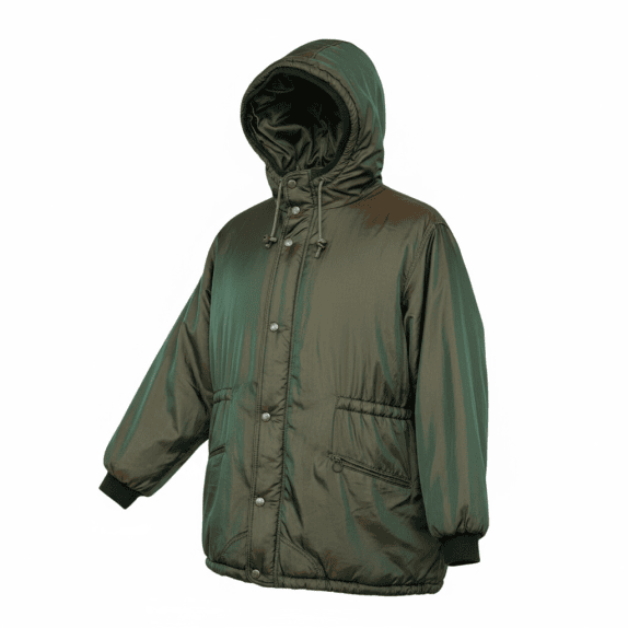 Parka invernale vintage con cappuccio