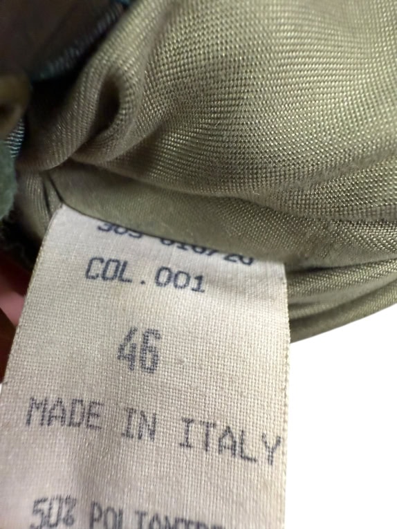 VINTAGE HOODED PARKA JACKET IRIDESCENT GREEN