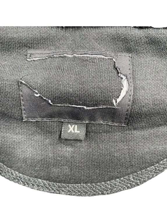 VINTAGE ΖΑΚΕΤΑ ΦΟΥΤΕΡ ΜΕ ΚΟΥΚΟΥΛΑ CASUAL ΜΑΥΡΟ ΑΝΔΡΙΚΟ XL