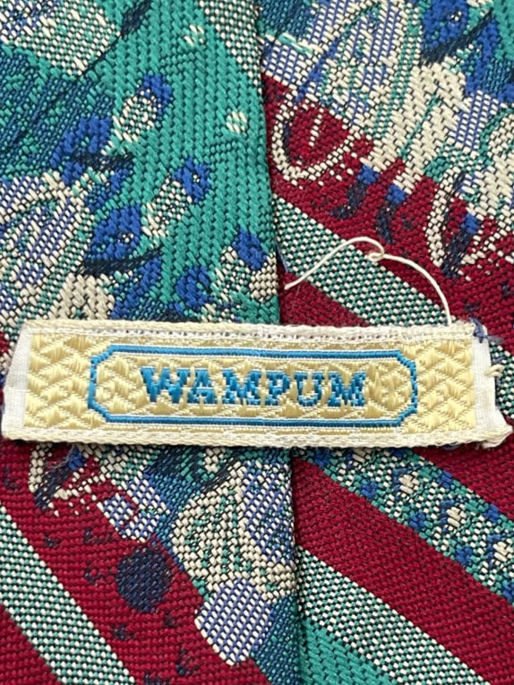 WAMPUM ΓΡΑΒΑΤΑ VINTAGE ΠΡΑΣΙΝΟ ΑΝΤΡΙΚΟ PRE OWNED