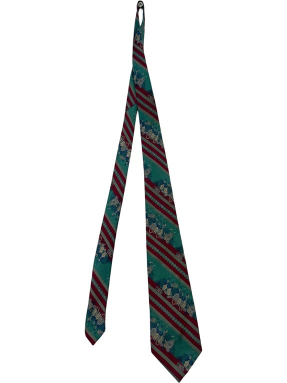 WAMPUM ΓΡΑΒΑΤΑ VINTAGE ΠΡΑΣΙΝΟ ΑΝΤΡΙΚΟ PRE OWNED