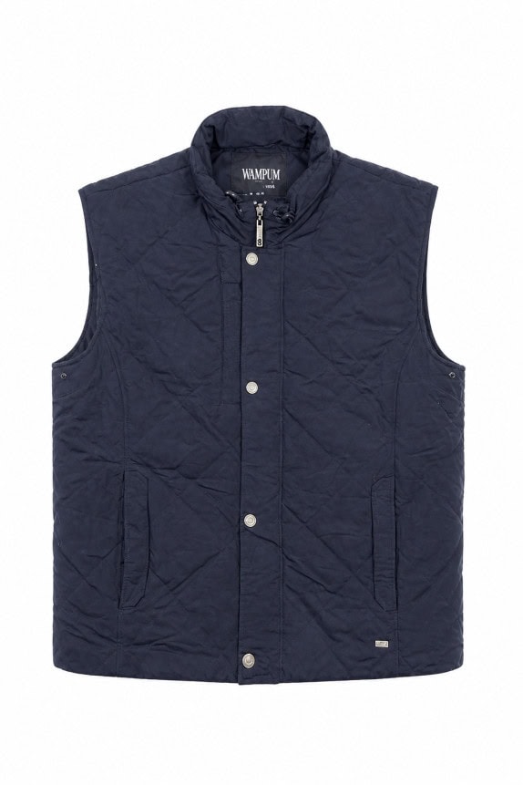 WAMPUM ΚΑΠΙΤΟΝΕ ΓΙΛΕΚΟ MINIMAL NAVY ΑΝΤΡΙΚΟ PRE OWNED XL