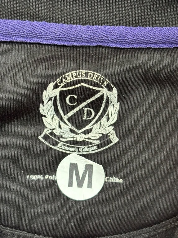 WASHINGTON GIACCA TRACK COLLEGIATE NERA UOMO PRE OWNED