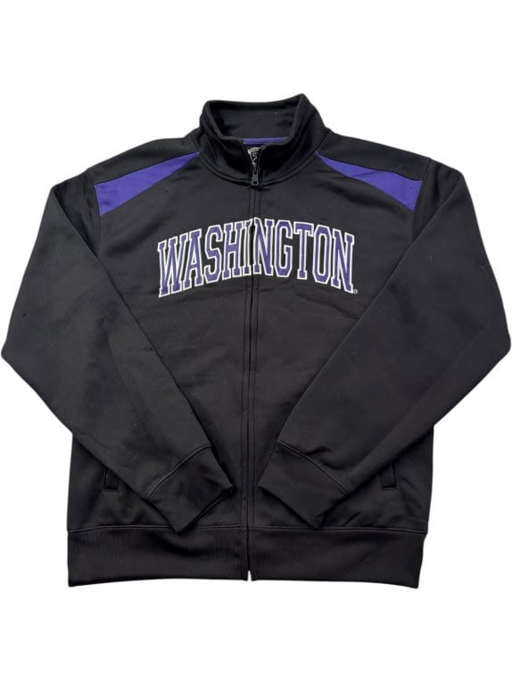 WASHINGTON GIACCA TRACK COLLEGIATE NERA UOMO PRE OWNED